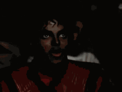 Michael Jackson Eating Popcorn Thriller GIF