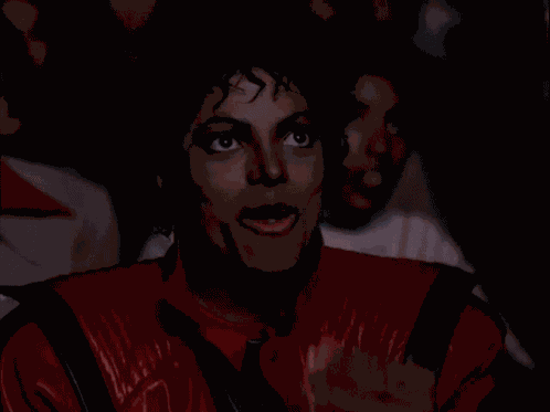 Michael Jackson Thriller Michael Jackson Eating Pop Corn GIF