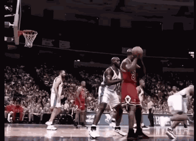 Michael Jordan Fadeaway GIF