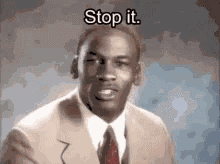 Michael Jordan Stop It GIF