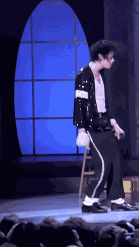 Michael Moonwalk GIF
