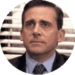 Michael Scott Crying Sticker