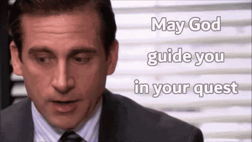 Michael Scott May God Guide You GIF