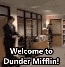 Michael Scott Welcome To Dundermiflin GIF