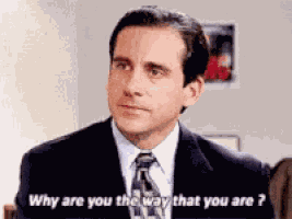 Michael Scott Why GIF