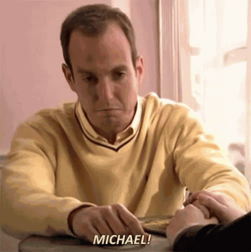 Michael Upset GIF