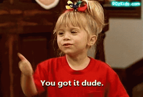 Michelle Tanner You Got It GIF