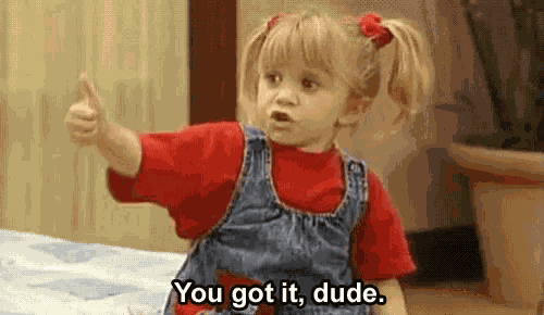 Michelle You Got It Dude GIF