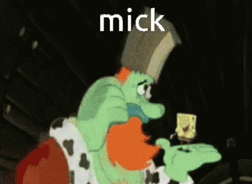Mick Spongebob GIF