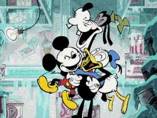 Mickey Mouse Goofy GIF