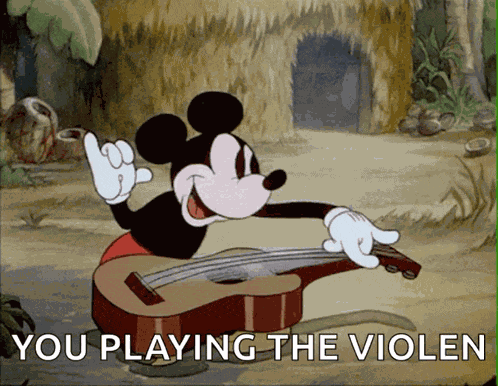 Mickey Mouse Guitar GIF