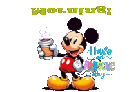 Mickey Mouse Morning Sticker