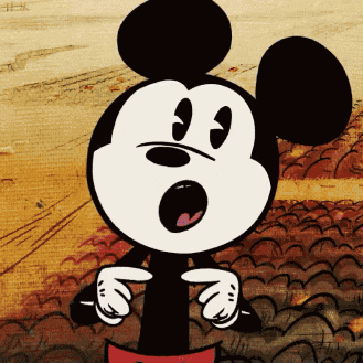 Mickey Mouse Nervous GIF