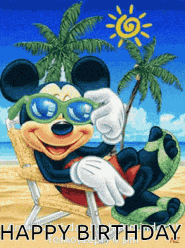 Mickey Summer Bd GIF