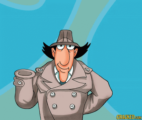 Middle Finger Inspector Gadget GIF