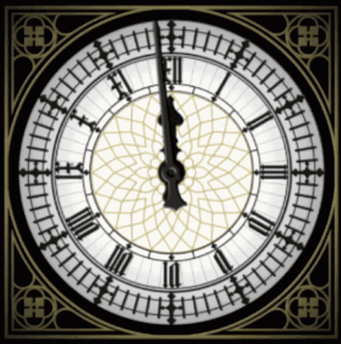 Midnight Clock GIF