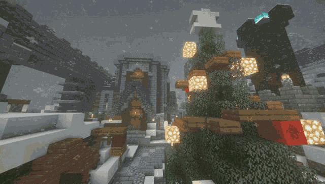 Miencraft Christmas GIF