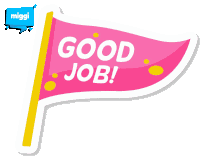 Miggi Good Job Sticker