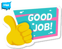 Miggi Good Job Sticker