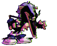 Mighty Zip Glitch Sticker