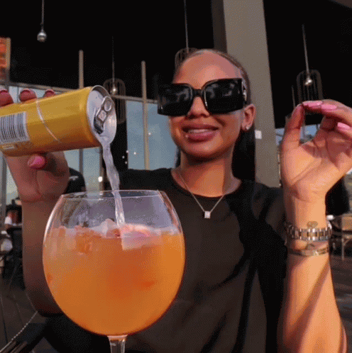 Mihlali Pour Drink GIF