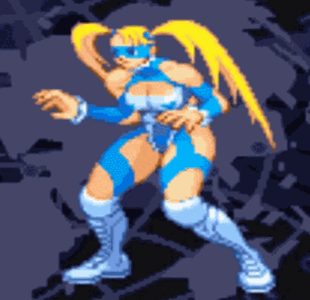 Mika Street Fighter GIF