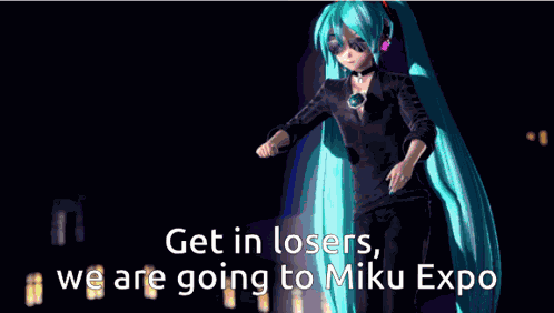 Miku Car GIF