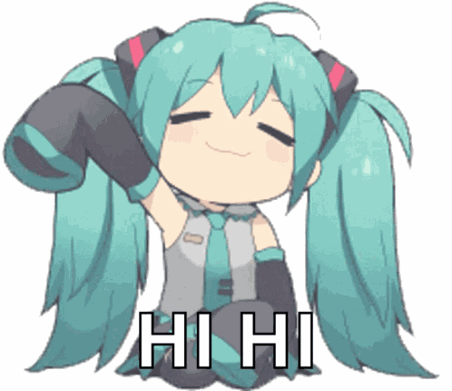 Miku Hello GIF