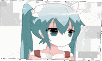 Miku Kiss Shy Sticker