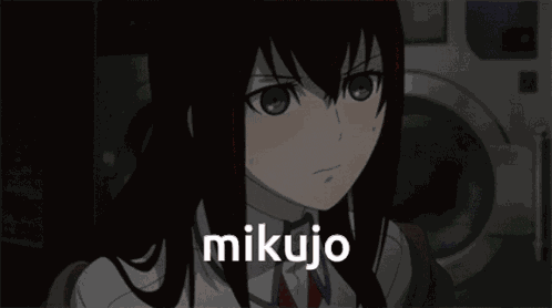 Mikujo Makise Kurisu GIF