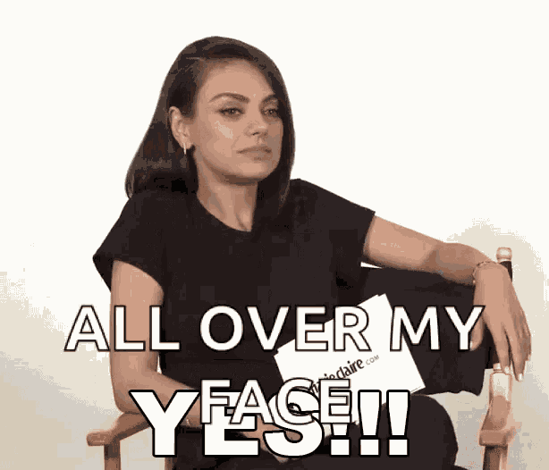 Mila Kunis Yes GIF