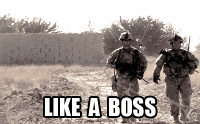 Military Boss GIF