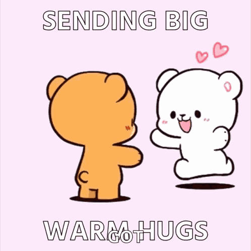 Milk And Mocha Bear Hug GIF