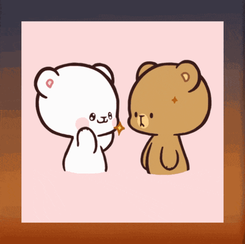 Milk And Mocha In Love GIF