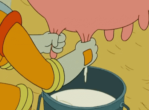 Milking Cow GIF