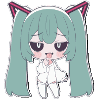 Mimukauwa Nice Try Hatsune Miku Sticker