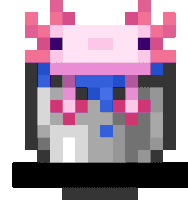 Minecraft Axolotl Sticker