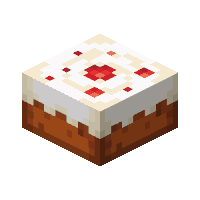 Minecraft Cake Sticker