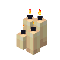 Minecraft Candles Sticker