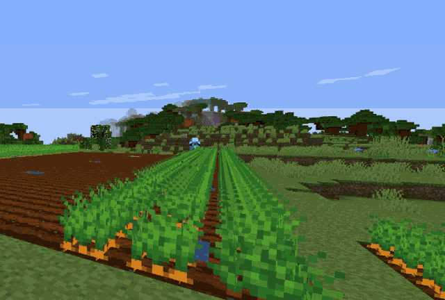 Minecraft Farm GIF