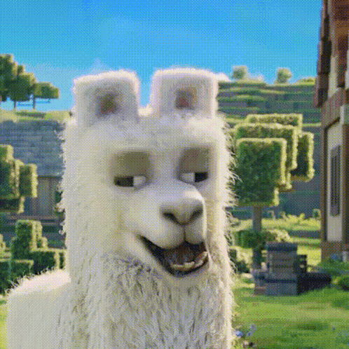 Minecraft Lama GIF