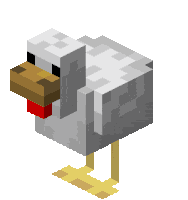 Minecraft Mobs Minecraft Chicken Sticker