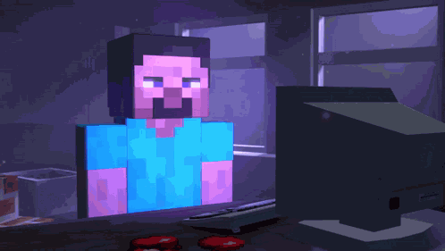 Minecraft Rage GIF
