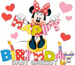 Mini Mouse Happy Birthday GIF