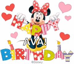 Mini Mouse Happy Birthday GIF
