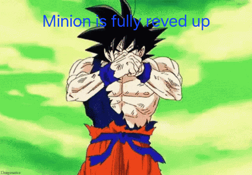 Minion Goku GIF