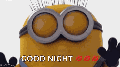 Minion Kisses GIF
