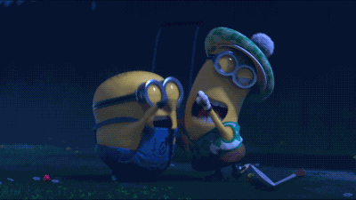 Minion Slap Fight GIF