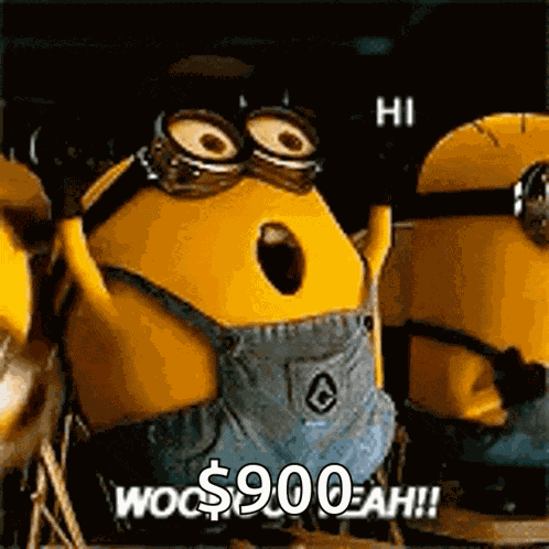 Minion Woohoo GIF