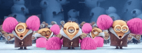 Minions Cheering GIF